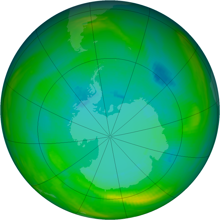 Ozone Map 1979-08-28